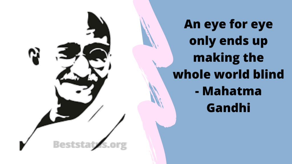 Mahatma Gandhi Jayanti Status, Quotes, SMS, Wishes 2020