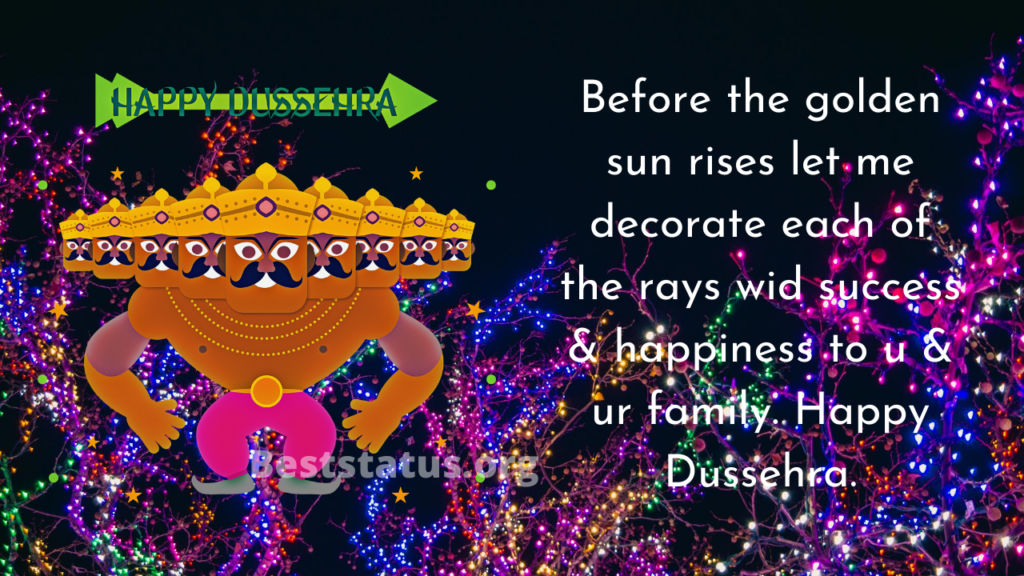Happy Dussehra Status For WhatsApp, Message, Quotes, Wishes For Loved Once